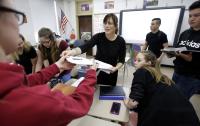 Teacher in classroom